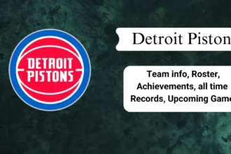 Detroit Pistons Team info, Roster, Achievements, all time Records, Upcoming Game