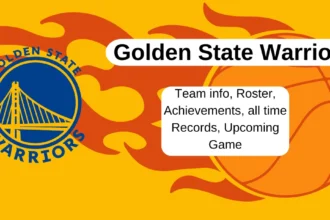 Golden State Warriors Team info, Roster, Achievements, all time Records, Upcoming Game