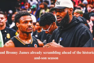 LeBron and Bronny James already scrambling ahead of the historic father-and-son season