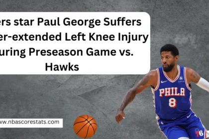 76ers star Paul George Suffers Hyper-extended Left Knee Injury During Preseason Game vs. Hawks