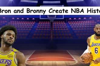 LeBron and Bronny Create NBA History and Take the Court Together for The Lakers.