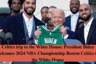 Celtics trip to the White House: President Biden welcomes 2024 NBA Championship Boston Celtics to the White House