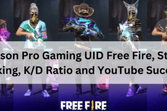 Hakson Pro Gaming UID Free Fire, Stats, Ranking, K/D Ratio and YouTube Success 