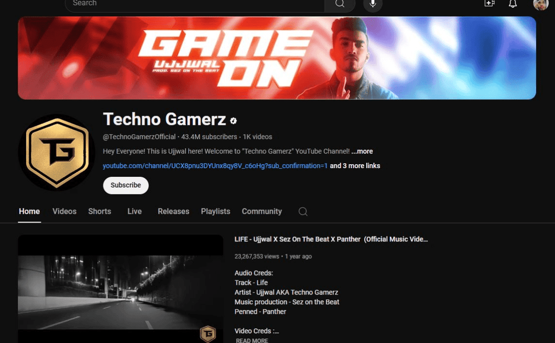 Techno Gamerz YouTube Income