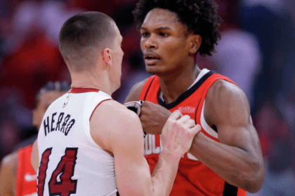 NBA Suspended Houston Rockets’ Amen Thompson And Miami Heat’s Terry Rozier For A Fight In Heat Vs Rockets